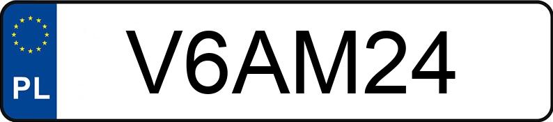 Numer rejestracyjny V6AM24 posiada BMW 530 Diesel MR`16 E6 G30 xDrive Steptronic