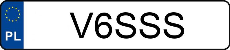 Numer rejestracyjny V6SSS posiada AUDI S5 Sportback Quattro 3.0 TFSI MR`16 E6 B9 Tiptronic