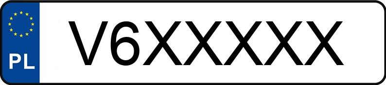 Numer rejestracyjny V6XXXXX posiada LAND ROVER RANGE ROVER VELAR