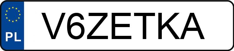 Numer rejestracyjny V6ZETKA posiada NISSAN 370Z Numer rejestracyjny V6ZETKA posiada NISSAN 370Z