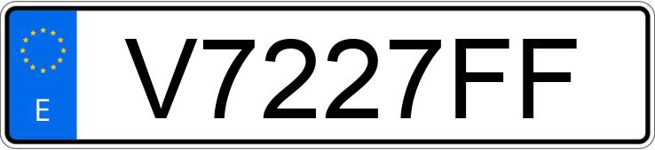 Numer rejestracyjny V7227FF posiada MERCEDES C 220 (202)