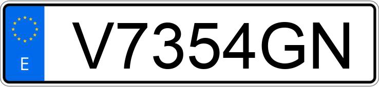 Numer rejestracyjny V7354GN posiada VOLKSWAGEN PASSAT