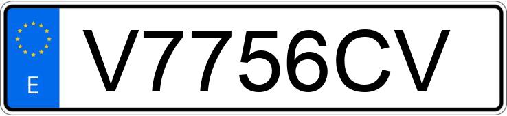 Numer rejestracyjny V7756CV posiada BMW SERIE 3