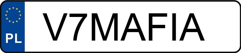 Numer rejestracyjny V7MAFIA posiada BMW 530 Diesel MR`03 E3 E60 530 Diesel MR`03 E3 E60