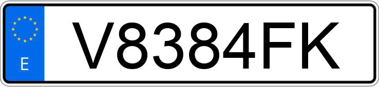 Numer rejestracyjny V8384FK posiada TOYOTA CELICA Numer rejestracyjny V8384FK posiada TOYOTA CELICA