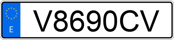 Numer rejestracyjny V8690CV posiada RENAULT 21 Numer rejestracyjny V8690CV posiada RENAULT 21