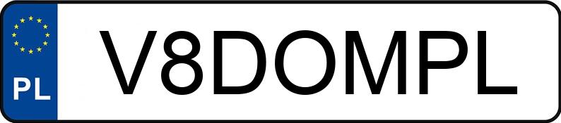 Numer rejestracyjny V8DOMPL posiada AUDI RS E-TRON GT