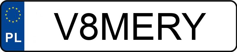 Numer rejestracyjny V8MERY posiada BMW X6 XDRIVE40I