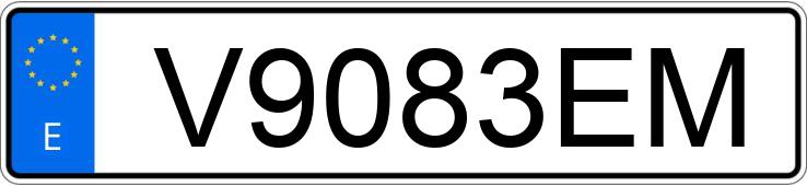Numer rejestracyjny V9083EM posiada BMW SERIE 3 Numer rejestracyjny V9083EM posiada BMW SERIE 3