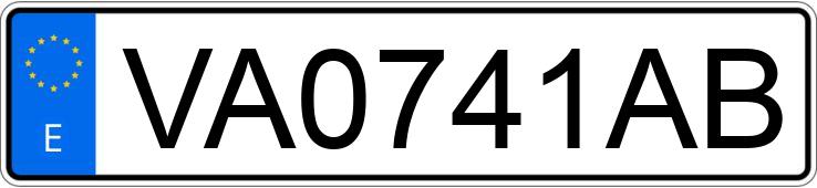 Numer rejestracyjny VA0741AB posiada RENAULT 19