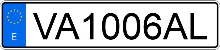 Numer rejestracyjny VA1006AL posiada RENAULT LAGUNA