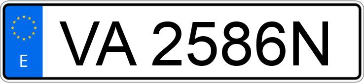 Numer rejestracyjny VA2586N posiada CITROEN VISA Numer rejestracyjny VA2586N posiada CITROEN VISA