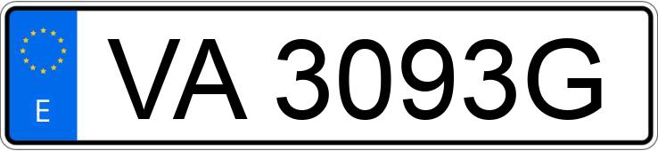 Numer rejestracyjny VA3093G posiada RENAULT 18