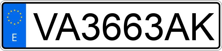 Numer rejestracyjny VA3663AK posiada MERCEDES E 270 (210)