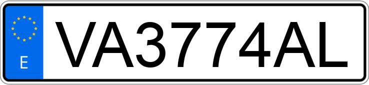 Numer rejestracyjny VA3774AL posiada OPEL FRONTERA