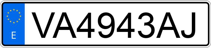 Numer rejestracyjny VA4943AJ posiada CITROEN SAXO