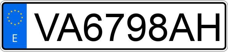 Numer rejestracyjny VA6798AH posiada PORSCHE 911