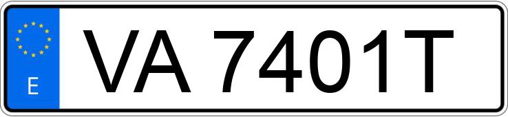 Numer rejestracyjny VA7401T posiada RENAULT 5