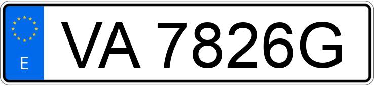 Numer rejestracyjny VA7826G posiada RENAULT 7 Numer rejestracyjny VA7826G posiada RENAULT 7