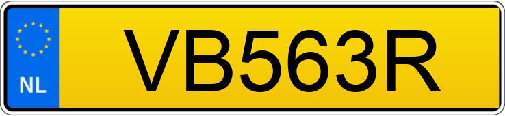 Numer rejestracyjny VB563R posiada FORD F150