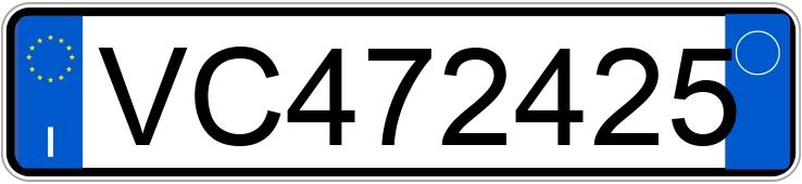 Numer rejestracyjny VC472425 posiada FIAT Panda 1a serie Numer rejestracyjny VC472425 posiada FIAT Panda 1a serie