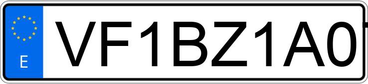 Numer rejestracyjny VF1BZ1A0749839780 posiada RENAULT MEGANE