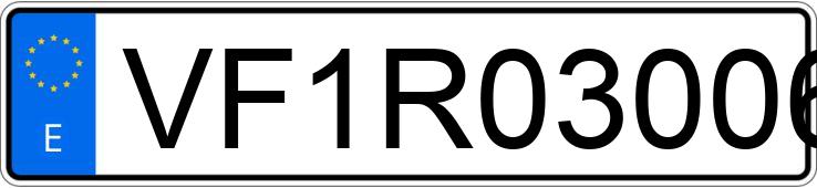 Numer rejestracyjny VF1R0300676160429 posiada RENAULT LAGUNA Numer rejestracyjny VF1R0300676160429 posiada RENAULT LAGUNA