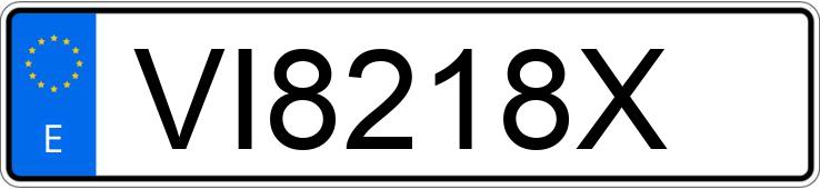 Numer rejestracyjny VI8218X posiada TOYOTA CELICA