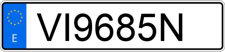 Numer rejestracyjny VI9685N posiada OPEL CALIBRA