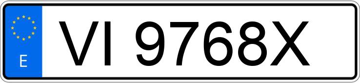 Numer rejestracyjny VI9768X posiada VOLVO S80