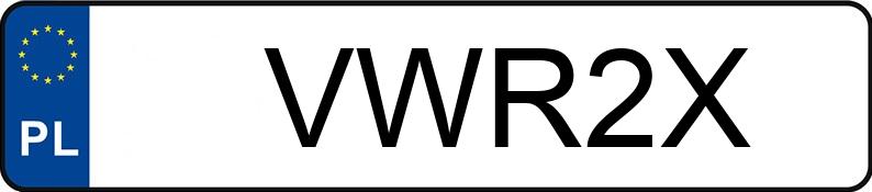 Numer rejestracyjny VWR 2X posiada WAZ LADA 2103 2103 - VWR2X