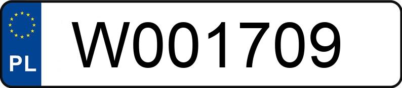 Numer rejestracyjny W001709 posiada TOYOTA Corolla 1.5 MR`23 E6d Style Numer rejestracyjny W001709 posiada TOYOTA Corolla 1.5 MR`23 E6d Style