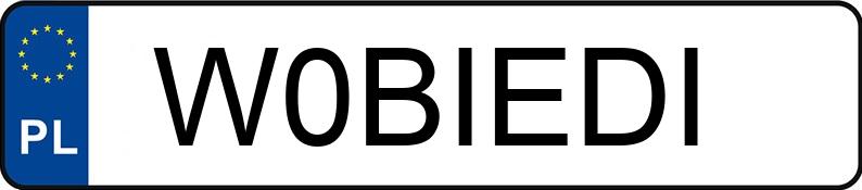 Numer rejestracyjny W0BIEDI posiada MERCEDES-BENZ CLS 550