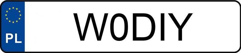 Numer rejestracyjny W0DIY posiada LEXUS LEXUS RX500H