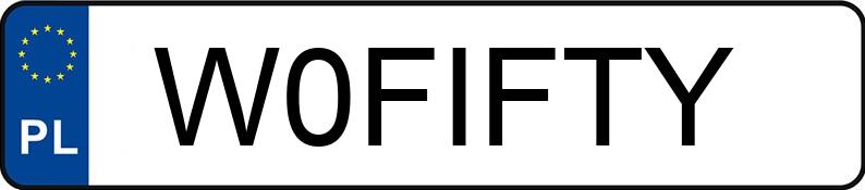 Numer rejestracyjny W0FIFTY posiada PORSCHE 911 MR`19 E6d Turbo 50 Years Aut.