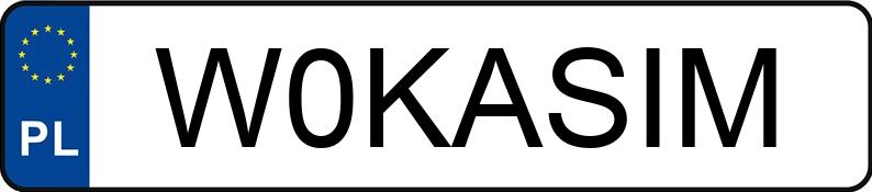 Numer rejestracyjny W0KASIM posiada BMW 430i Cabrio MR`21 E6d G23 xDrive Steptronic