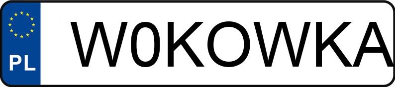 Numer rejestracyjny W0KOWKA posiada FORD Mustang 2.3 EcoBoost MR`15 E6 Mustang 2.3 EcoBoost MR`15 E6