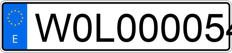 Numer rejestracyjny W0L000054N2720200 posiada OPEL ASTRA GTC Numer rejestracyjny W0L000054N2720200 posiada OPEL ASTRA GTC