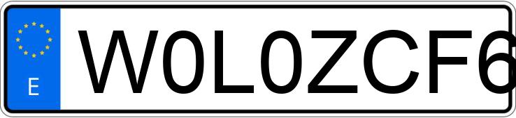 Numer rejestracyjny W0L0ZCF6861019791 posiada OPEL VECTRA Numer rejestracyjny W0L0ZCF6861019791 posiada OPEL VECTRA