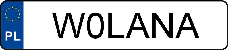 Numer rejestracyjny W0LANA posiada BMW 114i MR`11 E5 F20/F21 114i MR`11 E5 F20/F21
