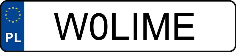 Numer rejestracyjny W0LIME posiada CHEVROLET (USA) Equinox MR`18 E6 LS 4WD