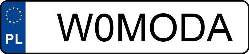 Numer rejestracyjny W0MODA posiada BMW 318i MR`22 E6d/e G20 M Sport Steptronic