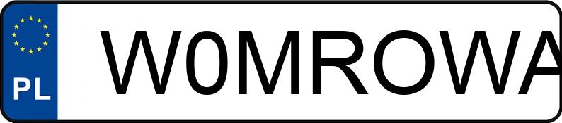 Numer rejestracyjny W0MROWA posiada OPEL VIVARO Numer rejestracyjny W0MROWA posiada OPEL VIVARO