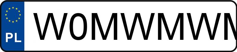 Numer rejestracyjny W0MWMWM posiada MERCEDES-BENZ CL 600 Numer rejestracyjny W0MWMWM posiada MERCEDES-BENZ CL 600