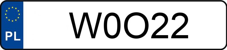 Numer rejestracyjny W0O22 posiada BMW 320i MR`19 E6d G20 xDrive Steptronic