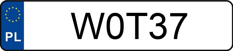 Numer rejestracyjny W0T37 posiada LEXUS ES300H Numer rejestracyjny W0T37 posiada LEXUS ES300H