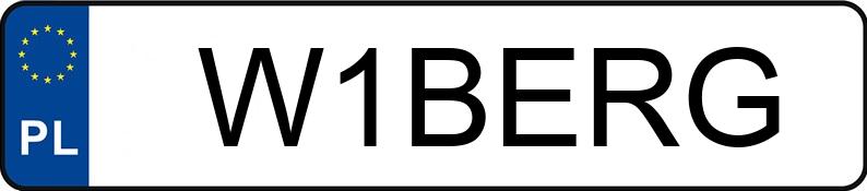 Numer rejestracyjny W1BERG posiada MERCEDES-BENZ GLS 400 MR`15 E6 X166 4Matic