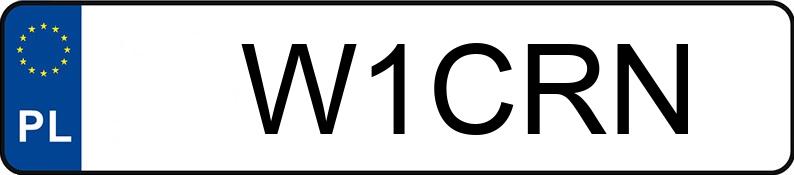 Numer rejestracyjny W1CRN posiada AUDI A6 ALLROAD