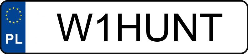 Numer rejestracyjny W1HUNT posiada MERCEDES-BENZ X-KLASSE