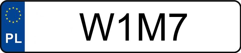 Numer rejestracyjny W1M7 posiada NISSAN ELGRAND Numer rejestracyjny W1M7 posiada NISSAN ELGRAND